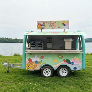 Stainless Steel Pizza Trailer Fast Ice Cream Truck VIN Certified Beverage Food Cart - Product Image 5
