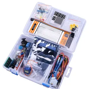 Kit de inicio para UNO R3, placa de desarrollo de aprendizaje para estudiantes, módulos electrónicos para Arduino MEGA2560