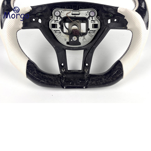 Volante da Corsa in Fibra di Carbonio Forgiata per Interni Auto <span class=keywords><strong>Mercedes</strong></span>-Benz AMG C-CLASS C300 C63 E-CLASS E350 E63 Personalizzabile - Product Image 3