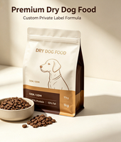 Nourriture sèche pour chiens sans céréales, 100% naturelle, riche en protéines, faible en matières grasses, pour la santé digestive, OEM ODM, étiquette privée, croquettes pour chiens de toutes tailles