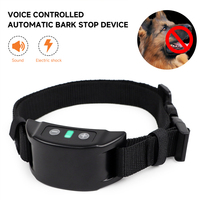 JZ Wiederauf ladbare Elektro-und Vibrations modi Bark Control Collar Kunden spezifische Verhaltens korrektur aus Kunststoff für Hunde