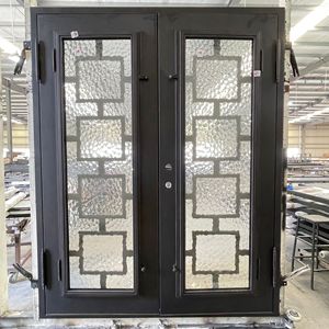 Porte en acier personnalisée <span class=keywords><strong>Suncity</strong></span> à isolation thermique antivol en verre WCG - Product Image 6