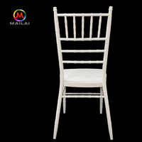 Chaises de Mariage Chiavari en Métal Doré pour Événements et Fournitures de Mariage