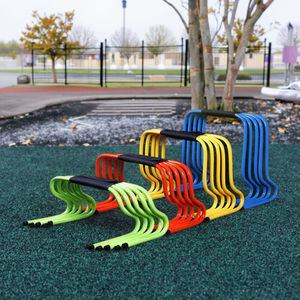 Vallas de Agilidad para Entrenamiento de Velocidad, Equipo de Práctica Pliométrica Multiusos para Atletas de Fútbol, Hechas de PVC Resistente - Product Image 6