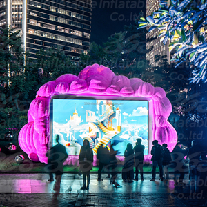 Pantalla de cine y proyector inflables personalizados 360, pantalla de cine inflable para publicidad al aire libre, inflables - Product Image 2