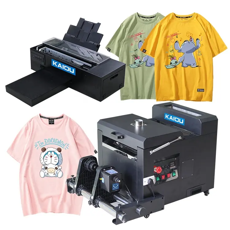 Kaiou A3 DTF printer to print different patterns clothes and suitable for small shops planning to start printing business