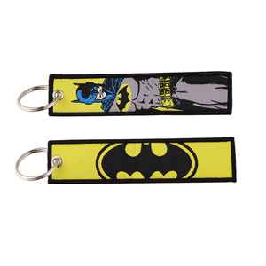 Accessoires belle bande dessinée Marvel tissé lanières Double face brodé Spider Man <span class=keywords><strong>Groot</strong></span> <span class=keywords><strong>porte</strong></span>-clés <span class=keywords><strong>clé</strong></span> de voiture pendentif <span class=keywords><strong>porte</strong></span>-clés - Product Image 6