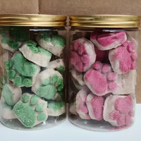 Mélange lyophilisé d'aliments pour animaux de compagnie en gros, lyophilisé de pitaya et de jaune d'œuf, friandises lyophilisées de poulet pour chats et chiens, OEM ODM