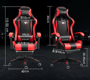 カスタムゼロ重力PCゲーミングチェアモダンなデザインリボルビング & リクライニングリフト付きFootrest調整可能レーシングゲーミングシート - Product Image 6