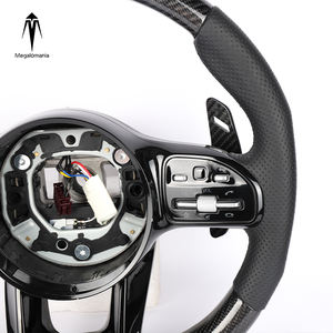 Volante de Fibra de Carbono LED para Modelos Antiguos de <span class=keywords><strong>Benz</strong></span> Clase E, S, C, G, W205, W204, W212, W211, W213, E300, W218, W222, Actualización a Nuevo Modelo - Product Image 5