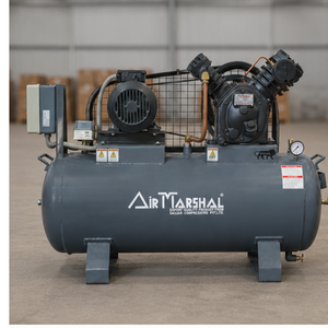 Industrial Heavy Duty <b>Air</b> Compressor Machine With Horizontal Tank Electric Motor High Pressure <b>Air</b> System Equipment - Product Image 4