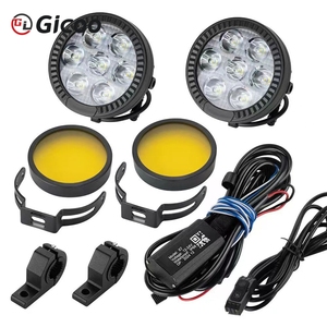 Faro auxiliar LED de 150W para motocicleta, luz alta/baja, luces antiniebla de conducción, focos con ojos de ángel - Product Image 3