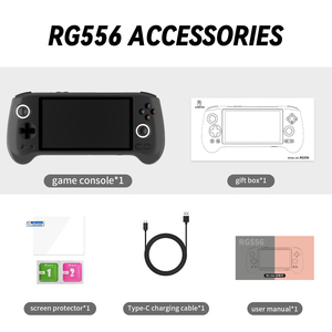 RG556แอนดรอยด์<span class=keywords><strong>13</strong></span><span class=keywords><strong>คอน</strong></span>โซลเกมมือถือ5.5นิ้ว1920*1080P หน้า<span class=keywords><strong>จ</strong></span>อ OLED Rg556 anbernic เครื่องเกมโปรเซสเซอร์ T820 unisoc - Product Image 4