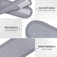 Bandeau de spa personnalisé en coton gaufré 100% naturel avec logo brodé, pour le visage, la douche, le yoga et le sport