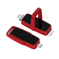 Nueva Memoria USB 2.0 de Alta Velocidad y Gama Alta con Diseño Tipo-C, Logotipo LED, Garantía de 1 Año, Certificación CE/RoHS/FCC, Precio de Fábrica
