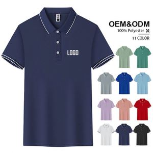 Camisetas Polo Personalizadas con Logotipo Bordado, de Poliéster, Casuales, de Secado Rápido, Transpirables, Deportivas, de Golf, Corporativas, Uniformes para Hombre, Camisetas de Trabajo - Product Image 3