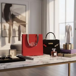 Minghong Recyclable Shopping Clothing Paper <strong>Bag</strong> Packaging Luxury <strong>Gift</strong> Paper <strong>Bags</strong> with Your Own Logo for <strong>Small</strong> Business - Product Image 3