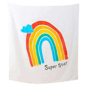 Muslin cây đa màu sắc in Muslin bé ấm bông mềm bọc bé Swaddle chăn - Product Image 3