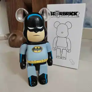 Bearbrick400 % Violent Bear Batmans Classic Joker Trendy Kwas Figures Model for Children's Toys Ornaments