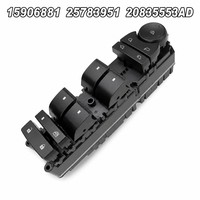 15906881 25783951 20835553AD Interruttore Alzacristalli Elettrico Anteriore Lato Guida Compatibile con GMC Cadillac Silverado 1500 Suburban 2500 2011-2013