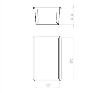 Molde para Pan Tostado Premium Pullman de 8x12x20 cm con Revestimiento Antiadherente Certificado y Tapa Deslizante para Panaderías Artesanales - Product Image 4