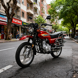 Hot Selling 150cc 4 Stroke Gasoline <strong>Bike</strong> Custom Factory for Ghana - Product Image 5