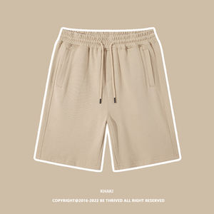 Pantalones Cortos Deportivos Casuales para Hombre, de Algodón 100%, 380 g/m², Estilo Francés, Talla Grande, con Logotipo Personalizado BE380SP, Venta al por Mayor - Product Image 2