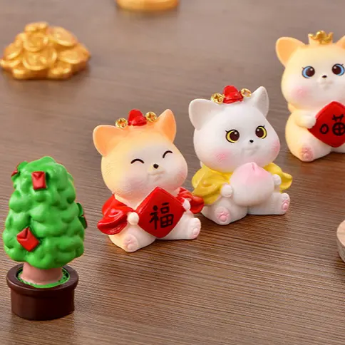 Promotie Lijst Miniatuur Leuke Ornamenten Kids Mini Grote Kat Beeldjes