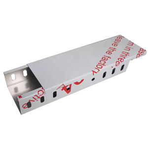 工業用ステンレス鋼304穴あきケーブルトランキングトレイ屋内/屋外用200x100mm付属ケーブルトレイダクト付き - Product Image 1