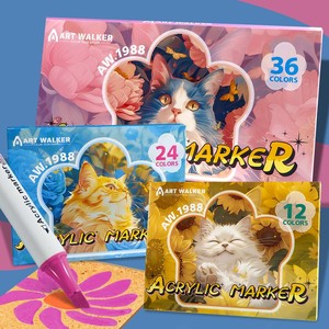 Marcadores de Gran Capacidad <span class=keywords><strong>para</strong></span> Estudiantes, Dibujo, Pintura, Graffiti, Venta Directa de Fábrica, Juego de Marcadores de Doble Punta con 80 Colores - Product Image 5