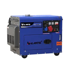 5kw 5kva three phase small diesel generators with Amperemeter factory