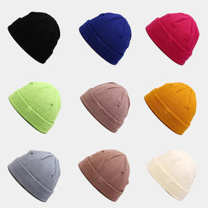 หมวกบีนนี่ถักสั้นสำหรับผู้หญิงผู้ชายหมวกไหมพรมลายหัวกะโหลกหมวกมิกิถักสำหรับผู้หญิงหมวกให้ความอบอุ่นสำหรับฤดูใบไม้ร่วงและฤดูหนาว - Product Image 6