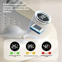Support de Bain en Plastique pour Bébé, Filet de Soutien pour Nouveau-né, Outil Universel pour Baignoire, Tapis Antidérapant Thermosensible pour Bain