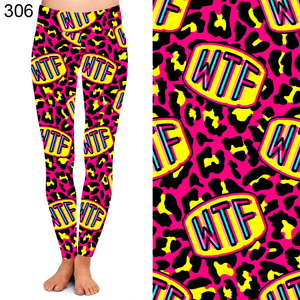 <strong>Sequin</strong> Gold Sparkling Zebra Stripe Printed Women High Yoga Waist Buttery Soft 92% Polyester 8% Spandex <strong>Leggings</strong> for Women - Product Image 5