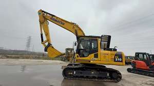 Komatsu รถขุด PC210มือสองสำหรับขายเครื่องจักรที่มีฟังก์ชั่นการทำงานที่ดีส่วนประกอบหลักเครื่องยนต์และปั๊ม - Product Image 6