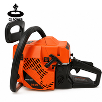 Tronçonneuse à essence haute puissance 59cc 3.2KW 9800 avec guide-chaîne de 20 pouces, robuste, de qualité industrielle, pour la coupe du bois, l'exploitation forestière et agricole