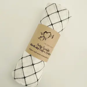 Manta de muselina para bebé, manta de muselina con estampado de Panda, 100% algodón, fabricante
