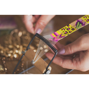 Chevron Priestess II Lime <b>Beaded</b> <b>Necklace</b> - Yellow and Lime - Product Image 1