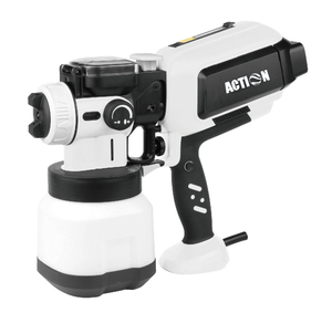 <span class=keywords><strong>Pistola</strong></span> de Pintura Eléctrica HVLP de 550W, Recipiente de 1500ml, 38000rpm, <span class=keywords><strong>Luz</strong></span> LED, Profesional, DIY, Boquilla de 1.8mm <span class=keywords><strong>para</strong></span> Muebles, Autos y Paredes - Product Image 1