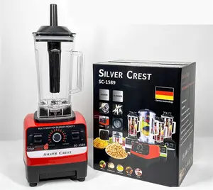 Heavy duty commercial silver crest blender 4500w food processor blender for sale