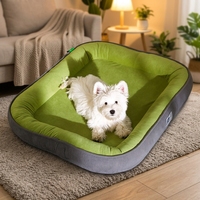 Coussin pour chien en coton PP toutes saisons, taille moyenne/grande, tapis amovible et lavable, lit d'été pour chat, coussin pour chien, fonction maintien au chaud, transfrontalier