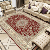 Tapis Moderne de Luxe à Motifs Persans, Grandes Tapis de Sol Américains pour Salon, Chambre, Tapis de Prière et d'Exercice