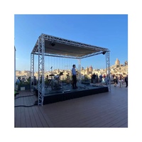 Truss de tubo de aluminio, Truss de iluminación de arco, Sistema de truss de soporte de tierra