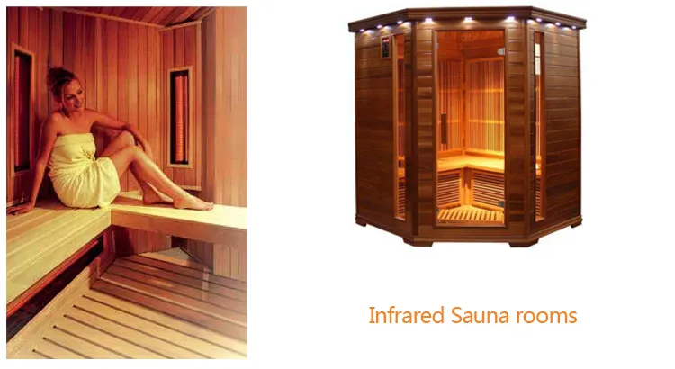 110v 220v 240v 300w Ir Sauna Lamp Clear Reflector Quartz Glass Halogen IR Heating Lamp Sauna Room Heater Tubes