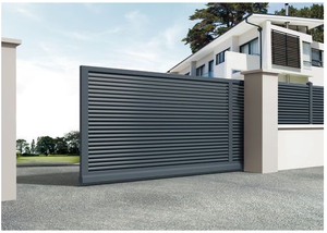 שער חשמלי באיכות גבוהה שלט חיצוני אלומיניום הזזה שער הזזה וילה אוטומטית - Product Image 2