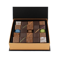Emballage alimentaire vide fantaisie en chocolat Boîte à bonbons de cadeau de mariage pour invité Emballage de boîte à biscuits de luxe en truffe