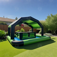 Barre flottante de catégorie marchande de PVC de Garden Party de barre gonflable extérieure de piscine avec la grande piscine pour des adultes