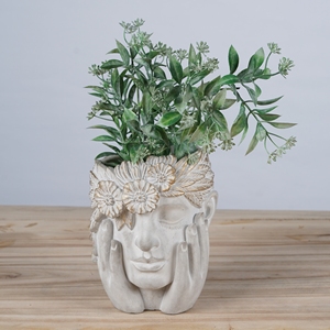 Lianda fatta a mano in cemento venere statua piantatrice oro creativo Design decorazione per <span class=keywords><strong>la</strong></span> casa arte scultura pacchetto all'ingrosso - Product Image 1