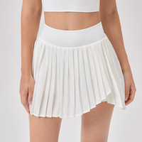 Femme Mode Jupe Tennis Plissée Nouvelle Arrivée Yoga Fitness Pantskirt Lady Running Gym Workout Culottes Tennis Wear
