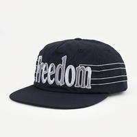 Vente en gros 5 casquettes de sport brodées en 3d et non structurées de style designer casquettes et chapeaux avec logo personnalisé